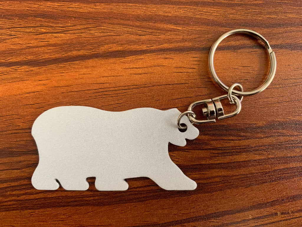 Aluminum Alloy Keyring for DIY Printing. Promotional Souvenir Gift