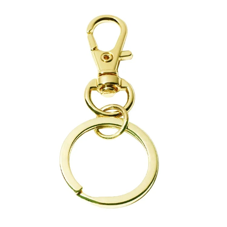 Metal Zinc Alloy Car Keyring Accessories with Clasps