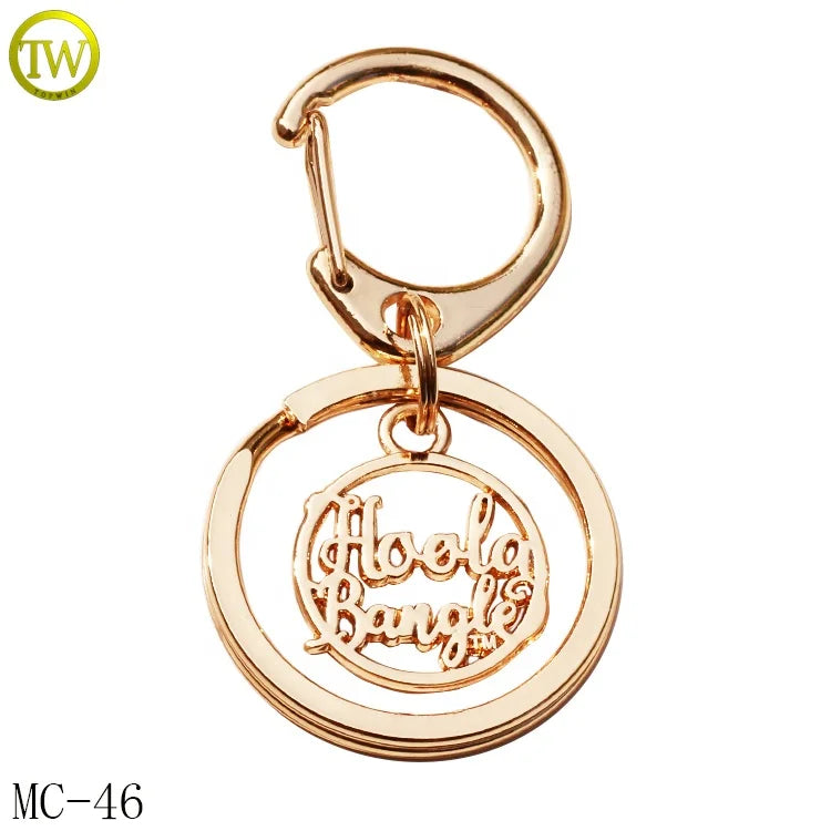 Metal Zinc Alloy Car Keyring Accessories with Clasps