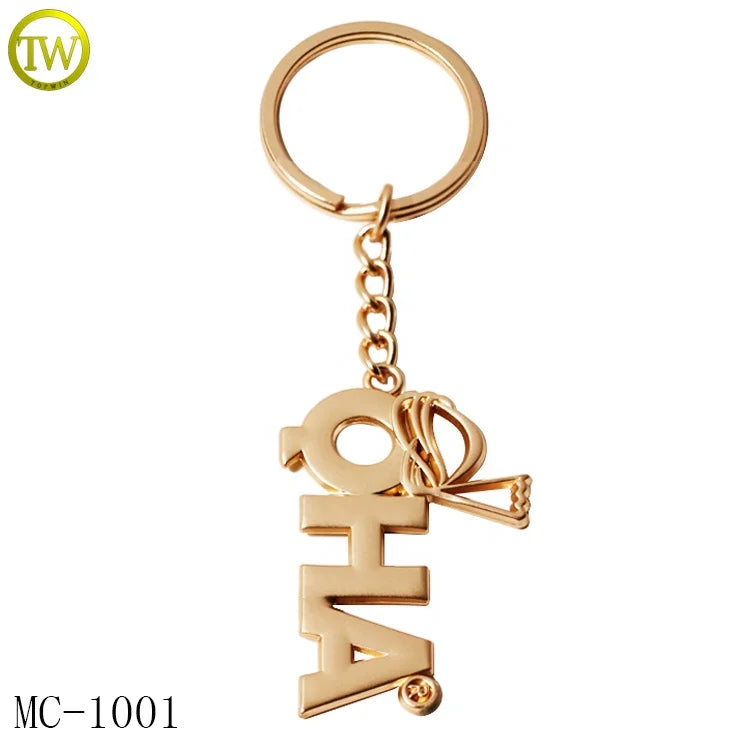 Metal Zinc Alloy Car Keyring Accessories with Clasps