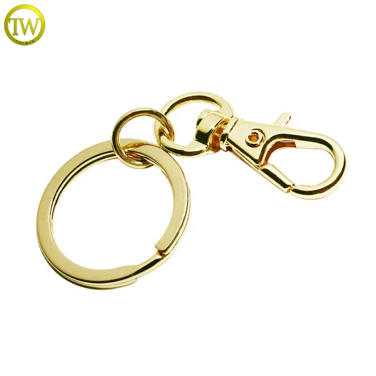 Metal Zinc Alloy Car Keyring Accessories with Clasps